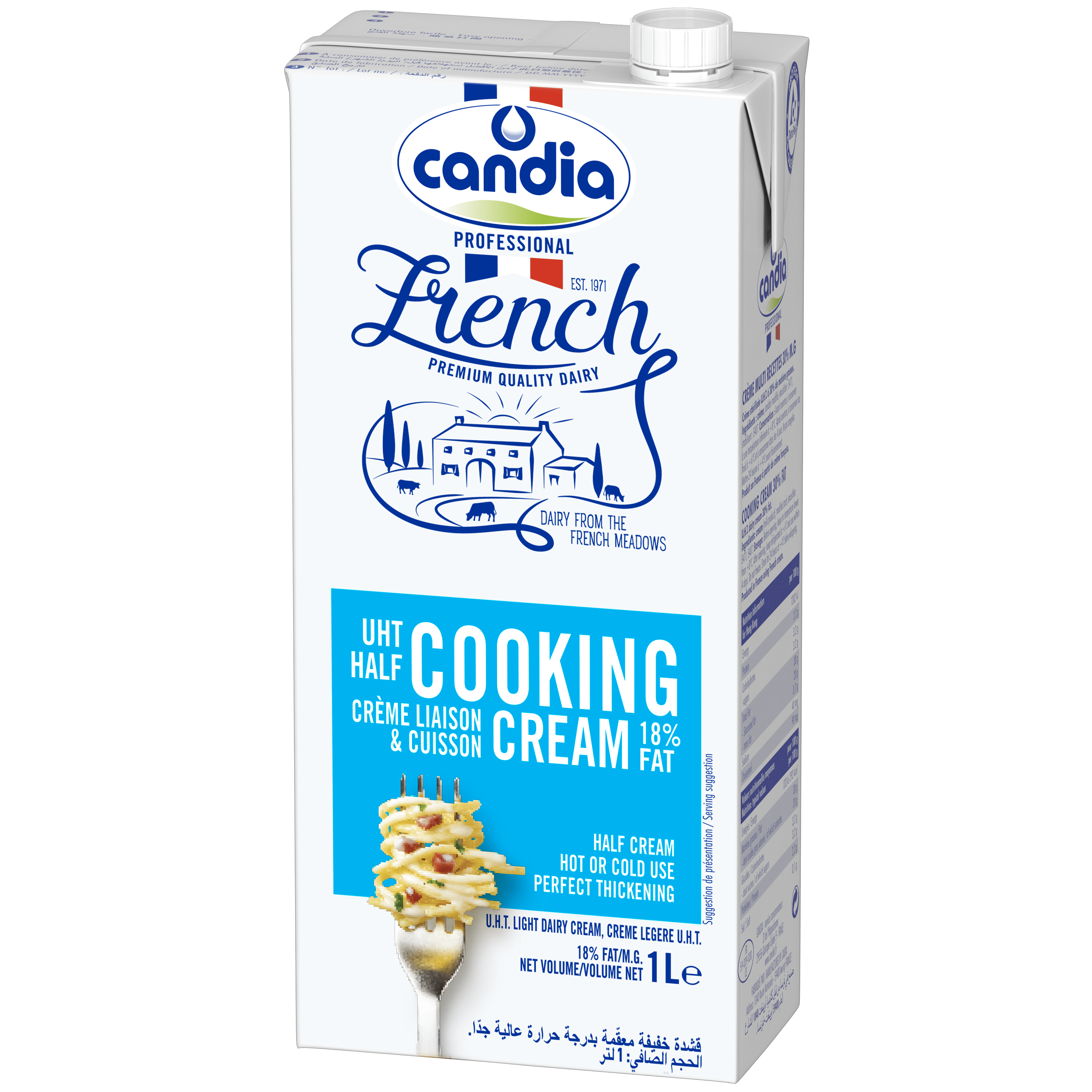 CRÈME LIAISON ET CUISSON UHT 18%